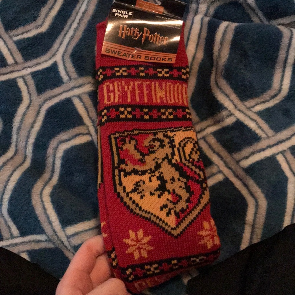 Gryffindor sweater socks!!